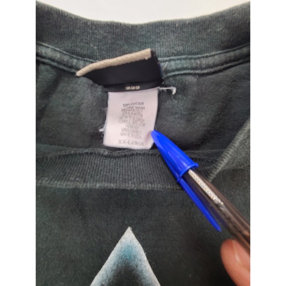 Liquid Blue Pink Floyd Dark Side of the Moon Tie Dye T Shirt XX Large - Picture 4 of 9